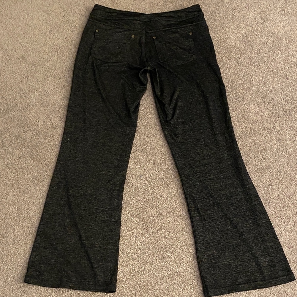 Athleta Black Boot Cut Yoga Pants with Pockets